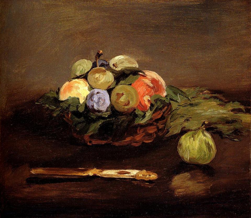 Edouard Manet Basket Of Fruit